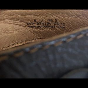 Born Shoes - Born Brown Leather Clogs With Braid Born Shoes - Born Brown Leather Clogs With Braid